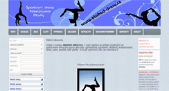 Desktop Screenshot of obchod-dresy.cz