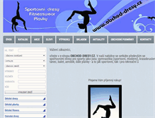 Tablet Screenshot of obchod-dresy.cz